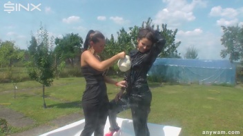 Gorgeous Brunette Babes Soaked With Milk Screencap 40 on www.sinx.com
