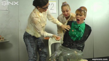 Lady boss is a mess after being egged Screencap 18 on www.sinx.com