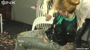 Lady boss is a mess after being egged Screencap 8 on www.sinx.com