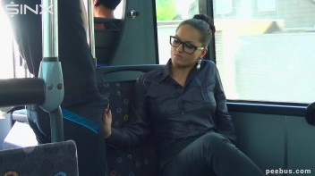 Sporty Stud Pisses Over Girl On The Bus Screencap 9 on www.sinx.com