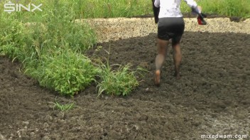 Muddy Mixed Wrestling For Arguing Couple - Cam 1 Screencap 38 on www.sinx.com