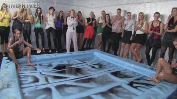 Oily Wrestling: El Storm vs. Viktoria Screencap 32 on www.sinx.com