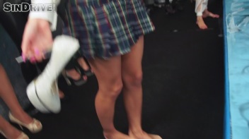 Oily Wrestling: El Storm vs. Viktoria Screencap 4 on www.sinx.com