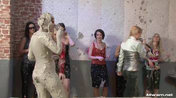 Eurobabe Cheetah Rolls Around In The Mud Screencap 35 on www.sinx.com