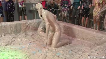 Eurobabe Cheetah Rolls Around In The Mud Screencap 48 on www.sinx.com