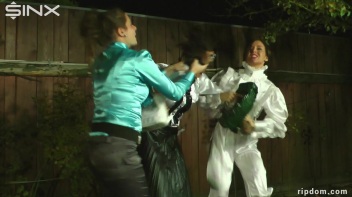 Cuties Clothes Get Shredded And Degraded By Her Girlfriends Screencap 5 on www.sinx.com