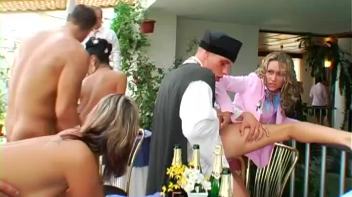 Wedding Celebration Part 3 - Cam 3 Screencap 57 on www.sinx.com