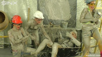 Blonde boss girl gets covered in gooey plaster Screencap 38 on www.sinx.com