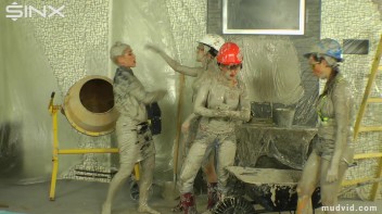 Blonde boss girl gets covered in gooey plaster Screencap 45 on www.sinx.com