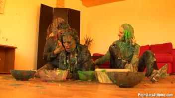 Eurobabes Wet And Messy Paint Party Screencap 64 on www.sinx.com