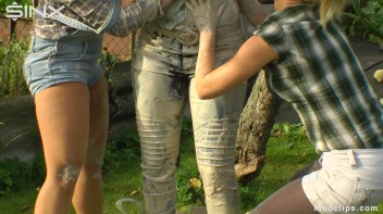 Blonde Is All Tied Up Getting Wet And Messy Screencap 34 on www.sinx.com