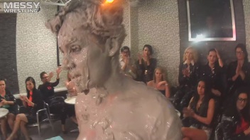 Muddy Wrestling: Sexy Nurse vs. Beauty In Black Screencap 84 on www.sinx.com