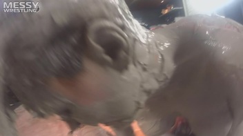 Muddy Wrestling: Sexy Nurse vs. Beauty In Black Screencap 70 on www.sinx.com