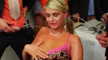 Babe Gets Railed By Cum Squad At Work Screencap 113 on www.sinx.com