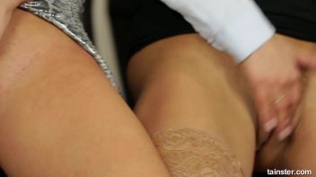 Golden shower fun in the office Screencap 80 on www.sinx.com