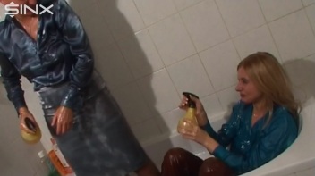 Oily Spray War Between Two Clothed Europeans Screencap 38 on www.sinx.com