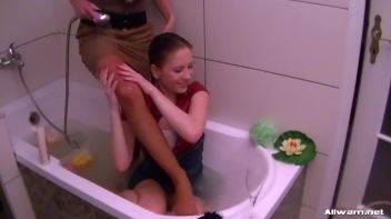 Beauties In The Tub In Fully Clothed Scrub-Down Screencap 65 on www.sinx.com