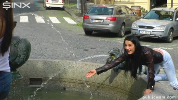 Long Haired Cuties Outdoor Wet And Messy Fun - Cam 1 Screencap 17 on www.sinx.com