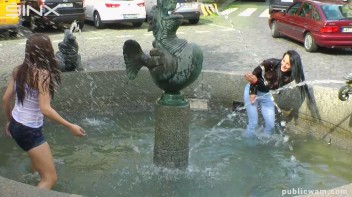 Long Haired Cuties Outdoor Wet And Messy Fun - Cam 1 Screencap 28 on www.sinx.com