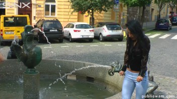 Long Haired Cuties Outdoor Wet And Messy Fun - Cam 1 Screencap 35 on www.sinx.com