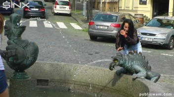 Long Haired Cuties Outdoor Wet And Messy Fun - Cam 1 Screencap 16 on www.sinx.com