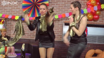 Bitchy Brunette Rips Her Girlfriends Clothes Screencap 43 on www.sinx.com