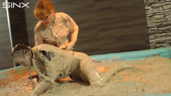 Naughty Schoolgirl Mud Wrestles With Teacher Screencap 28 on www.sinx.com