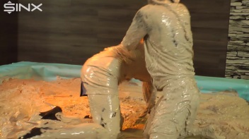 Naughty Schoolgirl Mud Wrestles With Teacher Screencap 32 on www.sinx.com