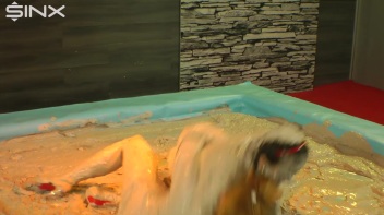Naughty Schoolgirl Mud Wrestles With Teacher Screencap 34 on www.sinx.com