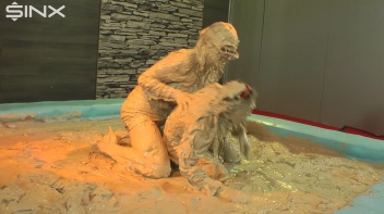 Naughty Schoolgirl Mud Wrestles With Teacher Screencap 49 on www.sinx.com
