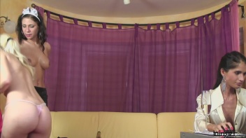 Bimbo Waitresses Wet Champagne Show Screencap 72 on www.sinx.com