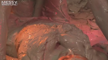 Muddy Wrestling: Busty Satin, Leather/Denim & Casual Slam - 3 Amateur Battles - Audience vs Audience Screencap 26 on www.sinx.com