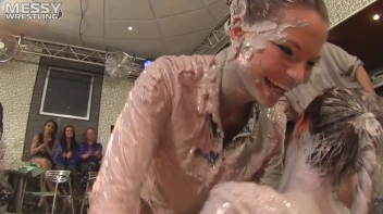 Muddy Wrestling: Busty Satin, Leather/Denim & Casual Slam - 3 Amateur Battles - Audience vs Audience Screencap 64 on www.sinx.com