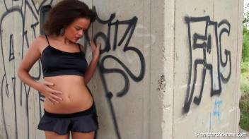 Exotic Babe Pisses Wherever The Fuck She Wants! Screencap 2 on www.sinx.com