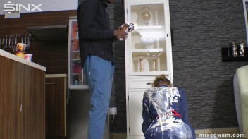 Tasting Game Turns Messy In The Kitchen - Cam 2 Screencap 30 on www.sinx.com