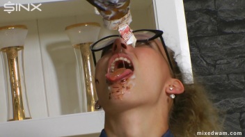 Tasting Game Turns Messy In The Kitchen - Cam 2 Screencap 35 on www.sinx.com