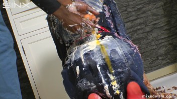 Tasting Game Turns Messy In The Kitchen - Cam 2 Screencap 57 on www.sinx.com