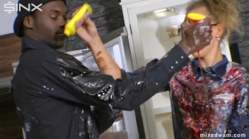 Tasting Game Turns Messy In The Kitchen - Cam 2 Screencap 69 on www.sinx.com