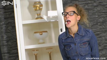 Tasting Game Turns Messy In The Kitchen - Cam 2 Screencap 8 on www.sinx.com