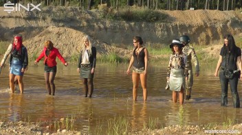 Muddy And Messy All Girl Boot Camp - Cam 2 Screencap 64 on www.sinx.com