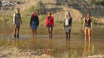 Muddy And Messy All Girl Boot Camp - Cam 2 Screencap 65 on www.sinx.com
