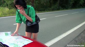 City Bitch Takes Piss For Directions Screencap 11 on www.sinx.com