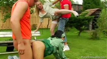 Fully Clothed Porkin' In The Park Screencap 47 on www.sinx.com