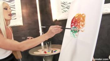 Slimy painting masterpiece Screencap 1 on www.sinx.com