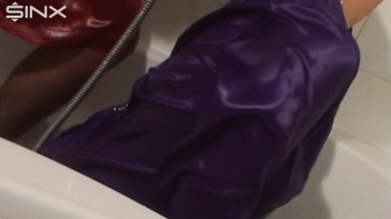 Slippery Clothed Bathtub Fun For Lesbians Screencap 48 on www.sinx.com