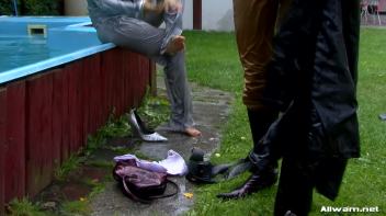 Pissed Off Pool Babes Go At It Screencap 99 on www.sinx.com