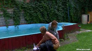 Pissed Off Pool Babes Go At It Screencap 100 on www.sinx.com