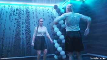 Wet And Working It!  Cuties Shake It Up! Screencap 12 on www.sinx.com