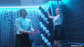 Wet And Working It!  Cuties Shake It Up! Screencap 5 on www.sinx.com