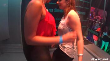 Wetlook Dancers Work The Stage Screencap 1 on www.sinx.com